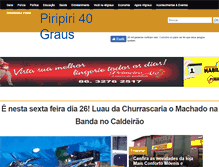 Tablet Screenshot of piripiri40graus.com